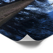 Sur le chemin de cette affiche de voyage (Coin)