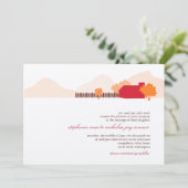 Sur le Faire-part de mariage agricole (Debout devant)