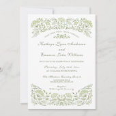 Sur le Faire-part de mariage des Prairies (Devant)