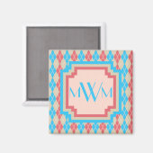 Sur le Jacquard de plage Magnet (Recto/Verso)