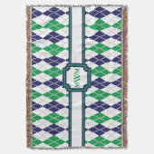 Sur le Jacquard vert lancez la couverture (devant Vertical)