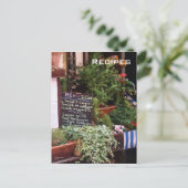 Sur le menu Carte postale (Debout devant)