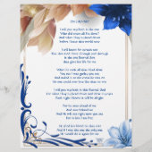 Sur le papier personnalisé Calvaire (Dos)