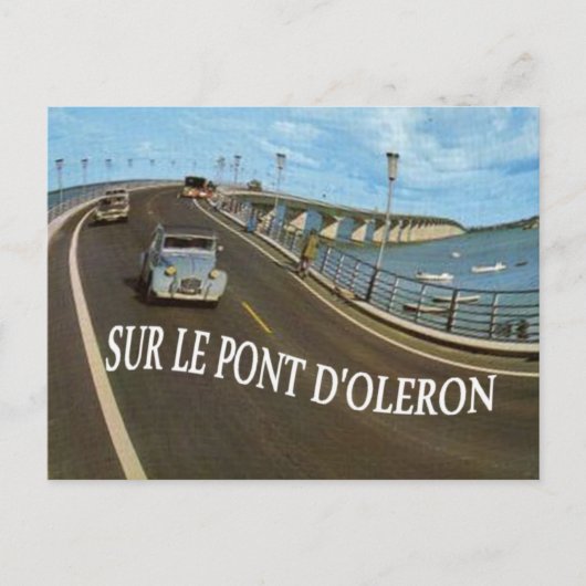 SUR LE PONT OLERON BRIEFKAART (Voorkant)
