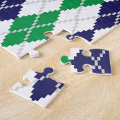 Sur le puzzle Green Argyle (Côté)
