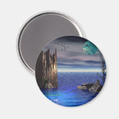 Sur le sommet du monde /Round Magnet (Recto/Verso)