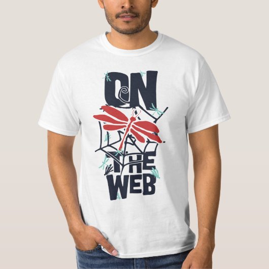 Sur le Web - T-shirt de libellules inspirées par l (Devant)