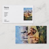 Sur les cartes de visite de ferme (Devant / Derrière)