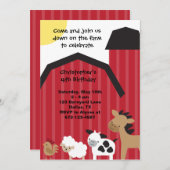 Sur les invitations à la ferme (Devant / Derrière)