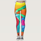 Sur les Leggings de plage (Devant)