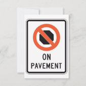 Sur les panneaux de trottoir Invitations (Devant)