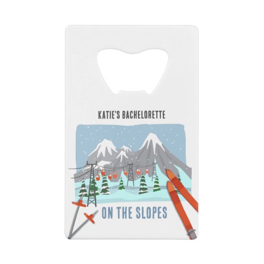 Sur Les Pistes Ski De Neige Bachelorette Faveurs (Devant)