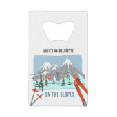 Sur Les Pistes Snow Ski Faveurs Enterrement de Vie (Devant)