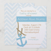 Sur les quais Invitation nautique (Devant / Derrière)