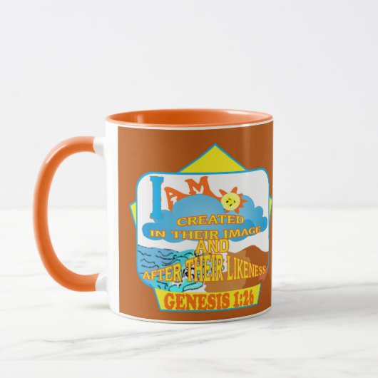 Sur leur image (en anglais) Café Mug (Gauche)