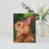 Sur ma carte postale de lapin à épaule (Debout devant)