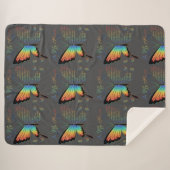 Sur ma couverture sherpa du coeur (Devant (Horizontal))