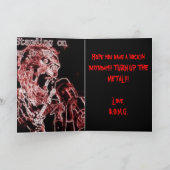 Sur Ma Grave Carte Anniversaire (Intérieur)