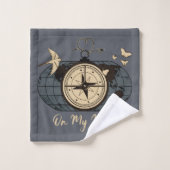 Sur ma serviette (Gant de toilette)