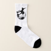 sur mesure filles soccer chaussettes avec nom mail (Gauche intérieur)