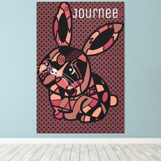 Sur mon chemin impression de toile (Insitu (Plancher de Bois))