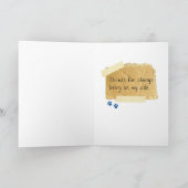 Sur mon côté - carte Fête des pères (Intérieur)