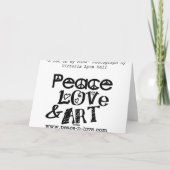 Sur My Mind Chat Carte Saint Valentin (Dos)