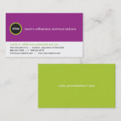 Sur place carte de visite (Devant / Derrière)