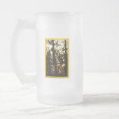 Sûr que le soleil met la tasse de verre dépoli pou (Gauche)