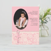 Sur ses orteils Ballet Photo Invitation (Debout devant)