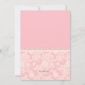 Sur ses orteils Ballet Photo Invitation (Dos)