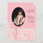 Sur ses orteils Ballet Photo Invitation (Devant / Derrière)