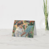 Sur un balcon par Mary Cassatt Carte pliée (Devant)