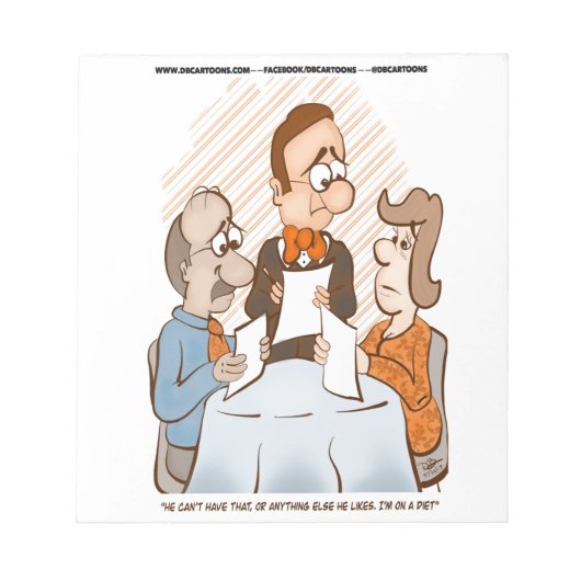 Sur Un Bloc-Notes Diète (Devant)