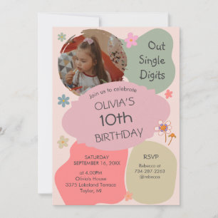 Sur un chiffre unique Invitation 10e anniversaire