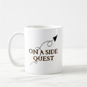 Sur Un Côté Quest Drôle Mug (Gauche)