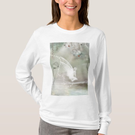 Sur un T-shirt gris de matin (Devant)