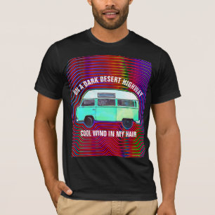 SUR UNE AUTOROUTE DARK DESERT, T-Shirts HIPPIE RET