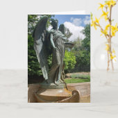 « Sur une Proue du Ciel » Carte de sympathie (Fleur jaune)