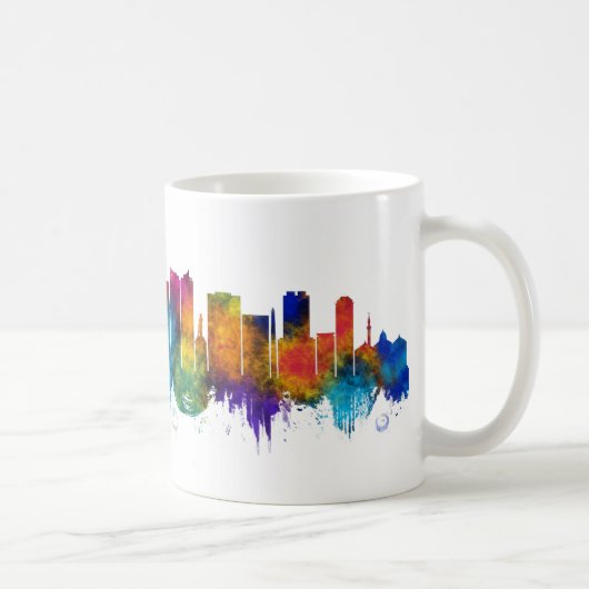 Surabaya Indonesia Skyline Koffiemok (Rechts)