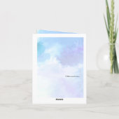 Surah Mulk Coran Verse Musulmane Carte de voeux pl (Dos)