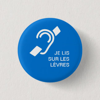 Surdité Ronde Button 3,2 Cm