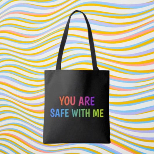 Sûre avec moi – Sac fourre-tout Pride Ally