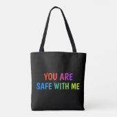 Sûre avec moi – Sac fourre-tout Pride Ally (Dos)