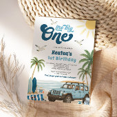 Surf 1er Anniversaire Invitation - The Big One