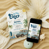 Surf 1er Anniversaire Invitation - The Big One