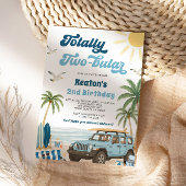 Surf 2e Invitation à l'anniversaire - Totalement d