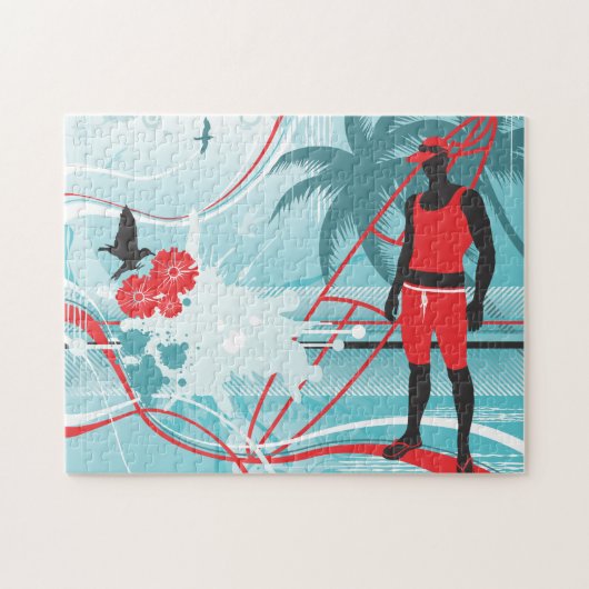 Surf 4 Puzzle (Horizontal)