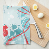 Surf 4 Serviettes de cuisine (Quart Plié)