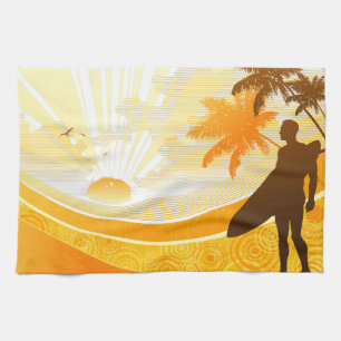 Surf 7 serviettes de cuisine
